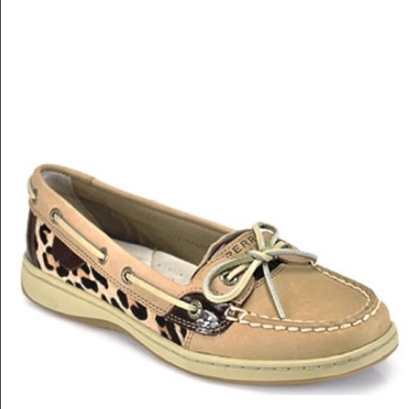 Sperry Top-Sider Womens Angelfish Cheetah Boat Shoe